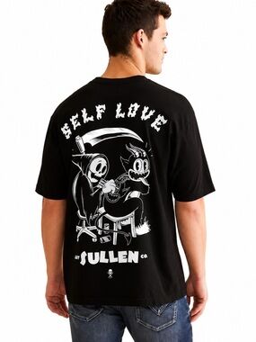 NWT! Sullen Art Collective “Self Love”Graphic Tattoo Shirt In Black Size Small